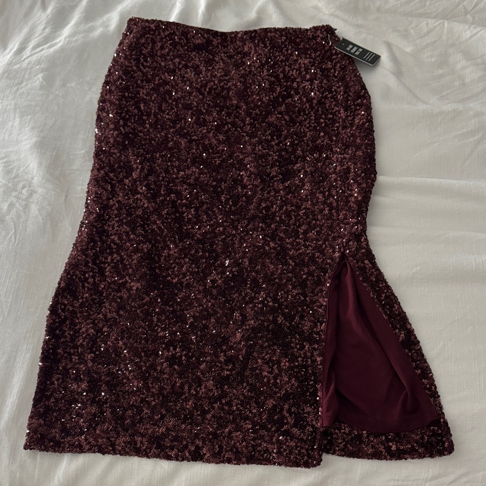 Express  Sequin Pencil Skirt